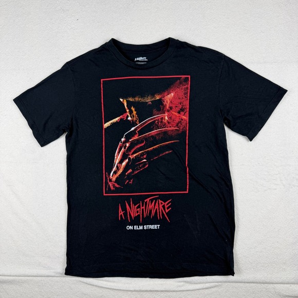MAD Engine Other - A Nightmare‎ on Elm Street Freddy Krueger Graphic T-Shirt Kids Small Black 34/36